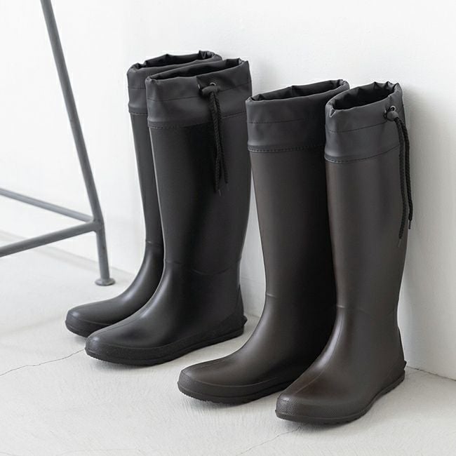 menue（メヌエ） 完全防水！折りたたんで持ち歩ける！パッカブルレインブーツ