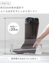 menue（メヌエ） 完全防水！折りたたんで持ち歩ける！パッカブルレインブーツ