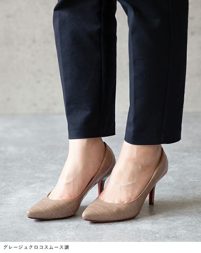 menue（メヌエ） 8cmヒール ポインテッドトゥパンプス