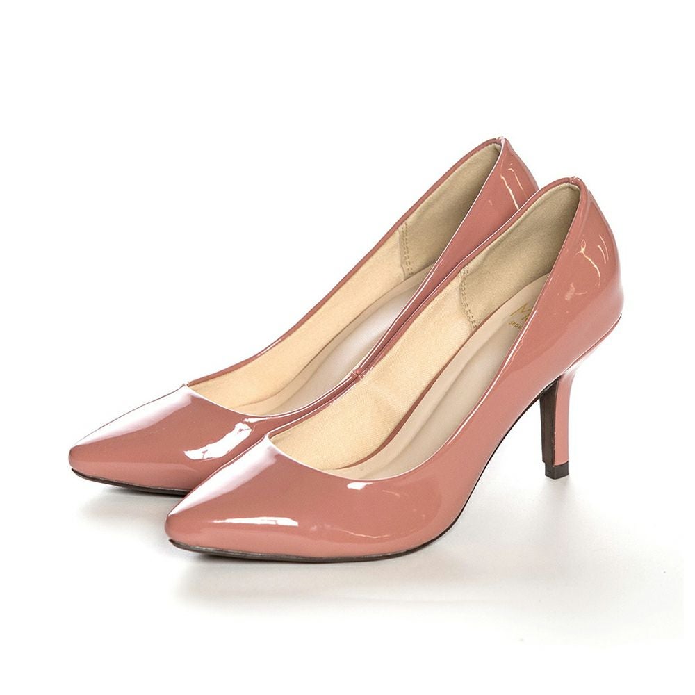 menue（メヌエ） 美脚魅せ ポインテッドトゥ パンプス 8cmヒール 送料