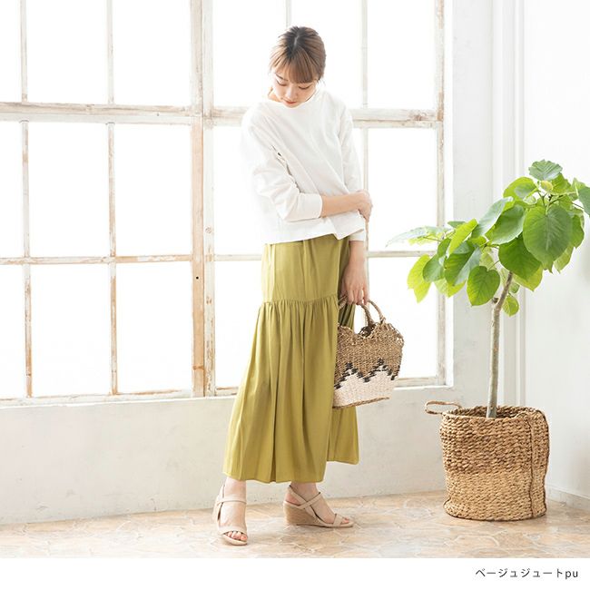 menue (メヌエ) 7cmヒール ストラップ ジュートサンダル