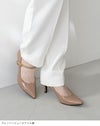 menue（メヌエ） イイ女ポインテッド ストラップ7cmヒールパンプス