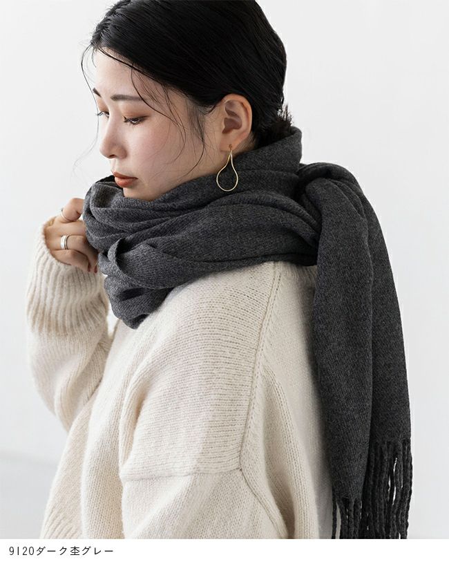 Naptime NAP-118 ストール ブラック サイズ:F FRANCK MULLER e-Boutique ストール ネイビータータン FFF.STOLE.NAV.T
