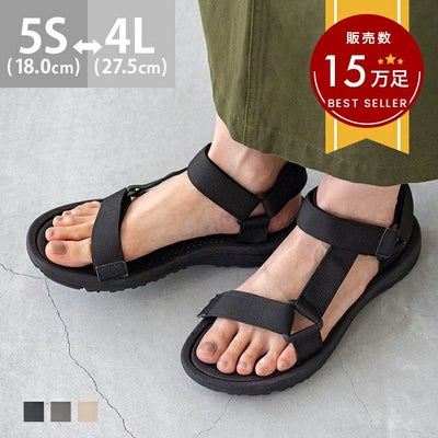 menue (メヌエ) ベルクロ スポーツサンダル