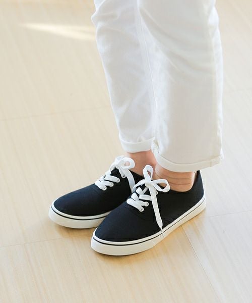 ローカット キャンバス スニーカー デッキシューズ