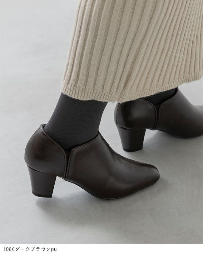 menue (メヌエ) サイドゴア スクエアトゥ ブーティ