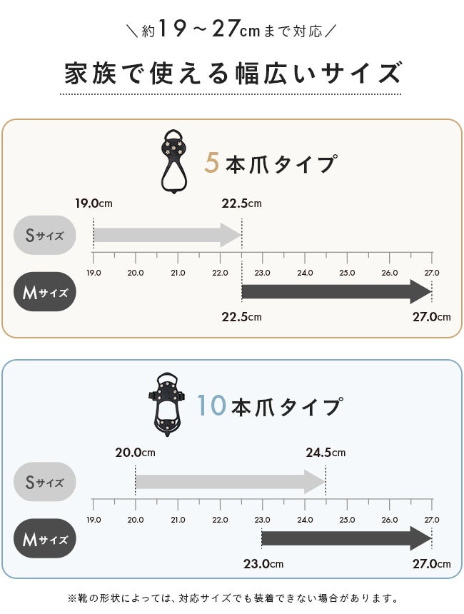 簡単装着 アイススパイク すべり止め