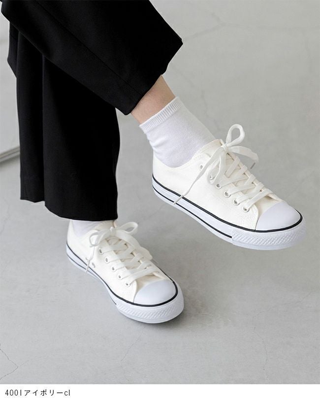 キャンバスローカットスニーカー