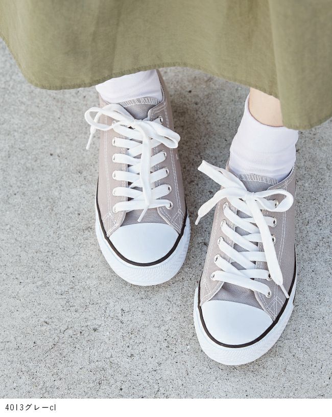 キャンバスローカットスニーカー
