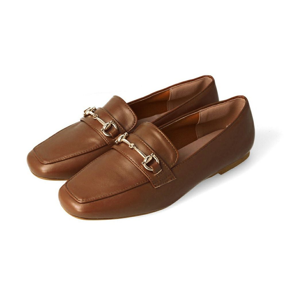 menue (メヌエ) スクエアトゥビットローファー