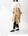 menue (メヌエ) スリット入りフラットシューズ