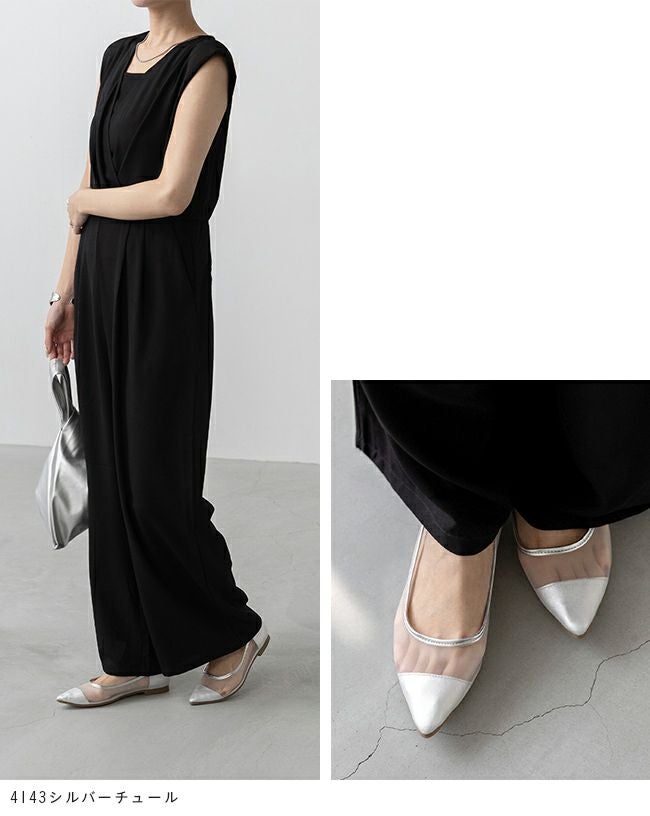 menue(メヌエ) エアスイート フラットヒールパンプス