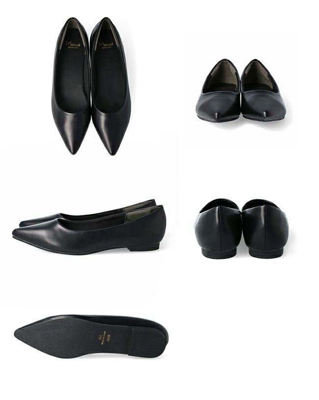 menue(メヌエ) エアスイート フラットヒールパンプス