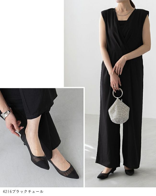 menue(メヌエ) エアスイート ミドルヒールパンプス