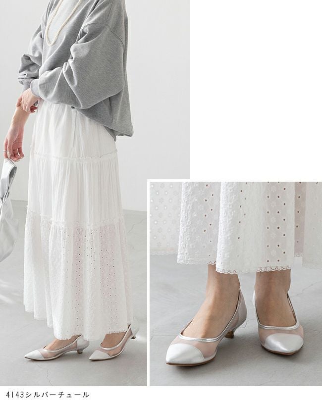 menue(メヌエ) エアスイート ミドルヒールパンプス