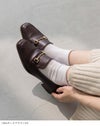 menue (メヌエ) スクエアトゥビットローファー