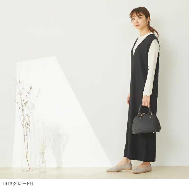 menue (メヌエ) スクエアトゥレインパンプス