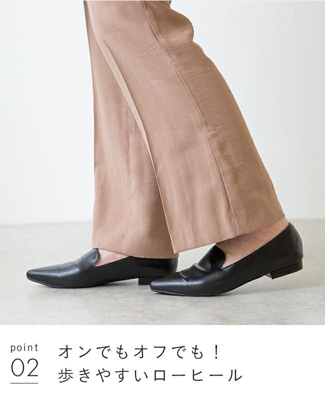 menue (メヌエ) ポインテッドトゥ オペラシューズ 送料無料 | welleg