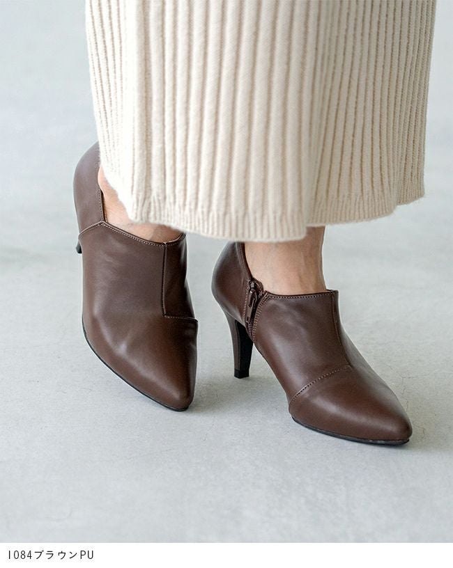 menue (メヌエ) ハイヒール Vカットブーティ