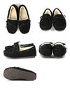 mooimooi (モーイモーイ) 撥水 キッズ リボンモカシン