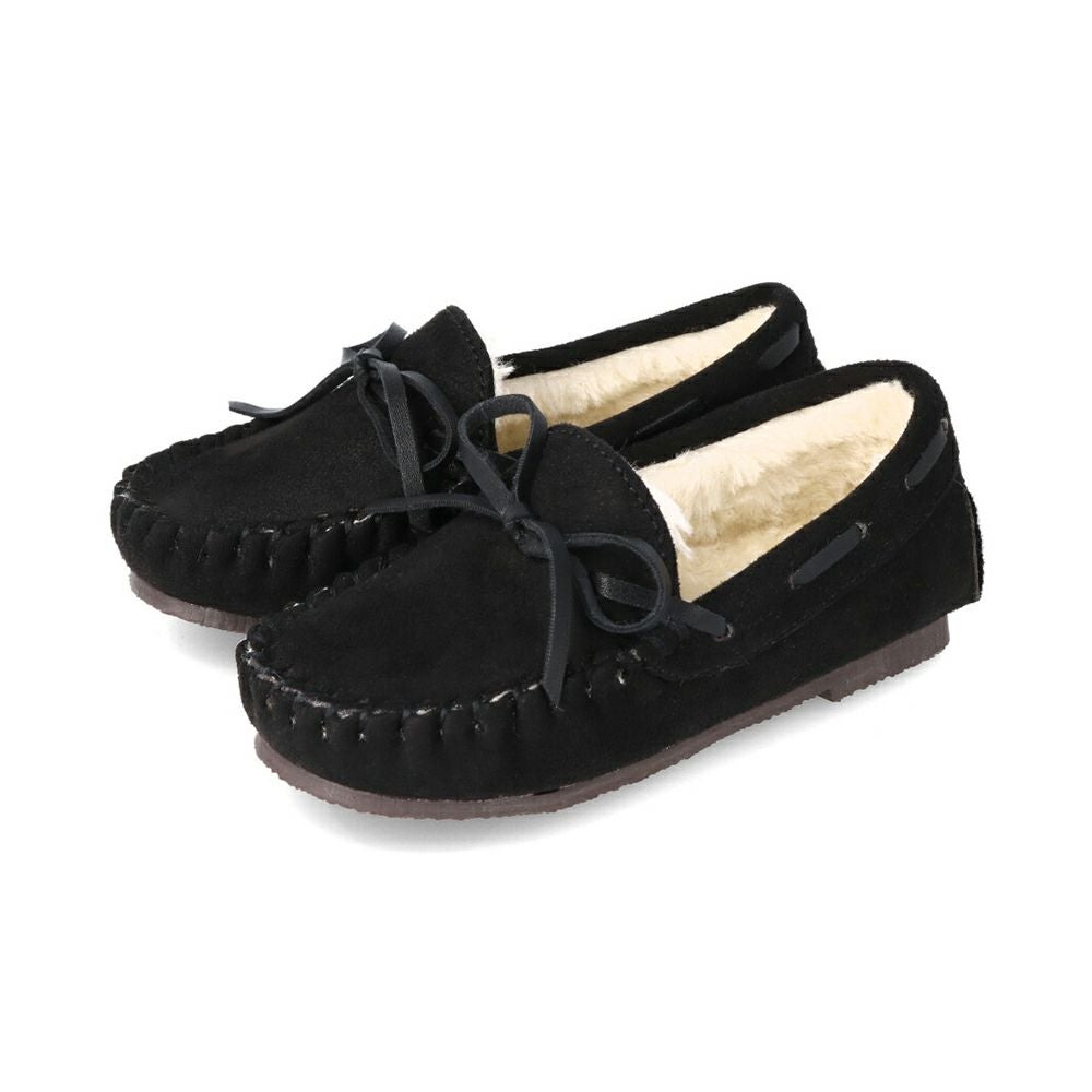 mooimooi (モーイモーイ) 撥水 キッズ リボンモカシン 送料無料