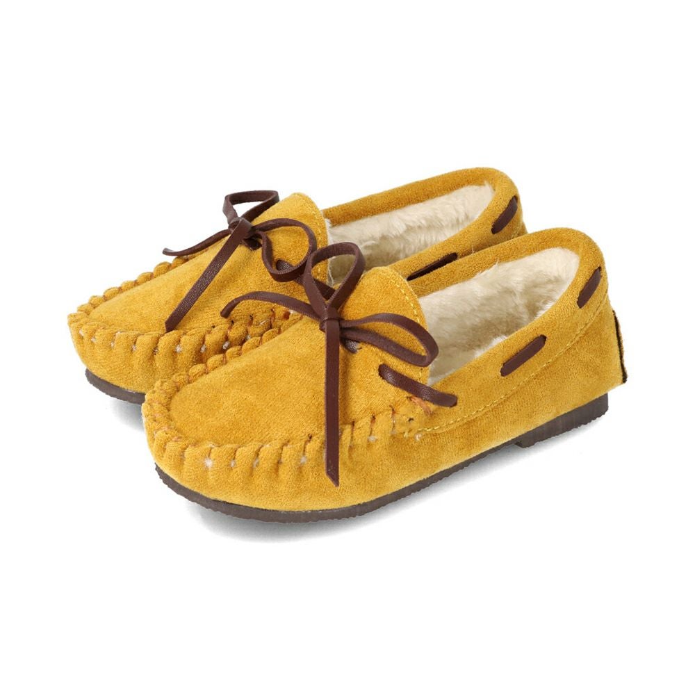 mooimooi (モーイモーイ) 撥水 キッズ リボンモカシン 送料無料