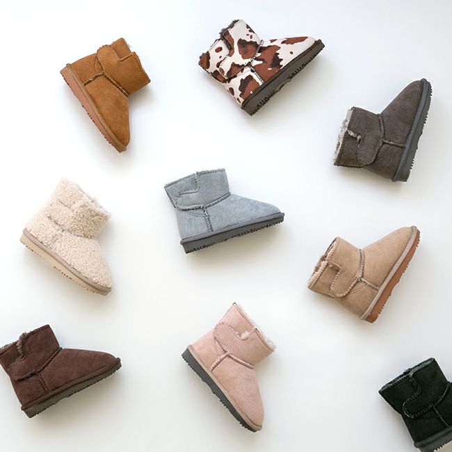 mooimooi (モーイモーイ) ベビー ムートンブーツ 送料無料 | welleg