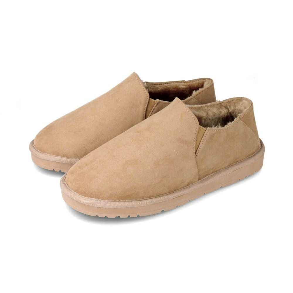 mooimooi (モーイモーイ) 撥水 フェイクムートンスリッポン