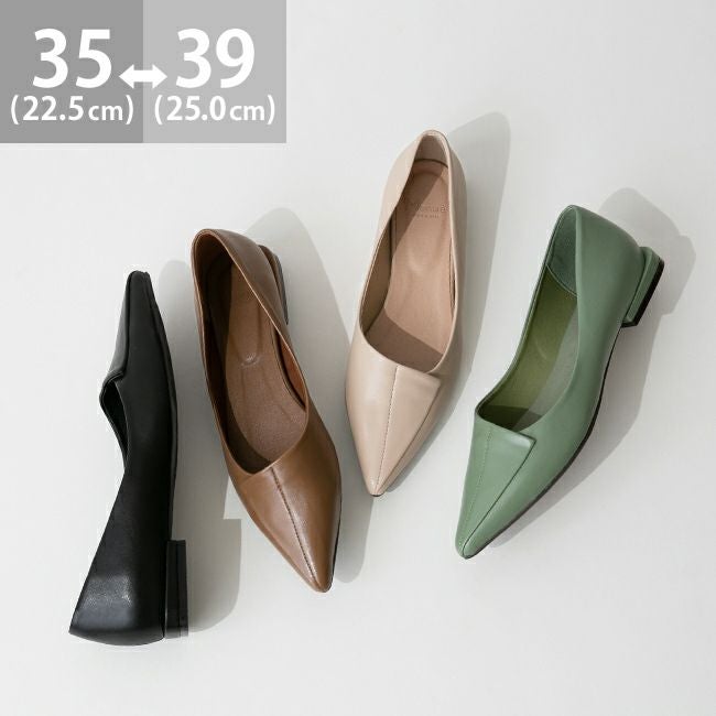 menue (メヌエ) ポインテッドトゥパンプス 送料無料 | welleg