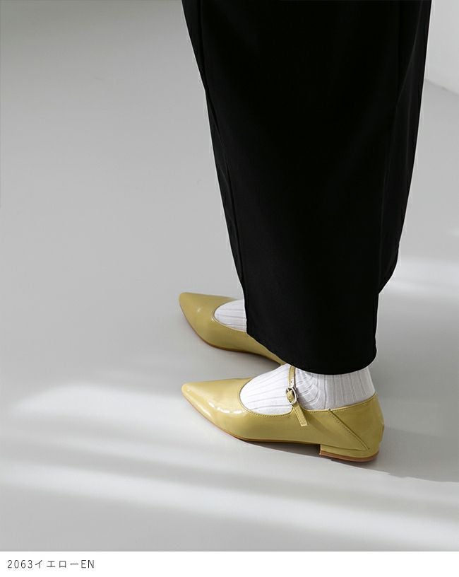 menue (メヌエ) ポインテッドトゥストラップパンプス 送料無料