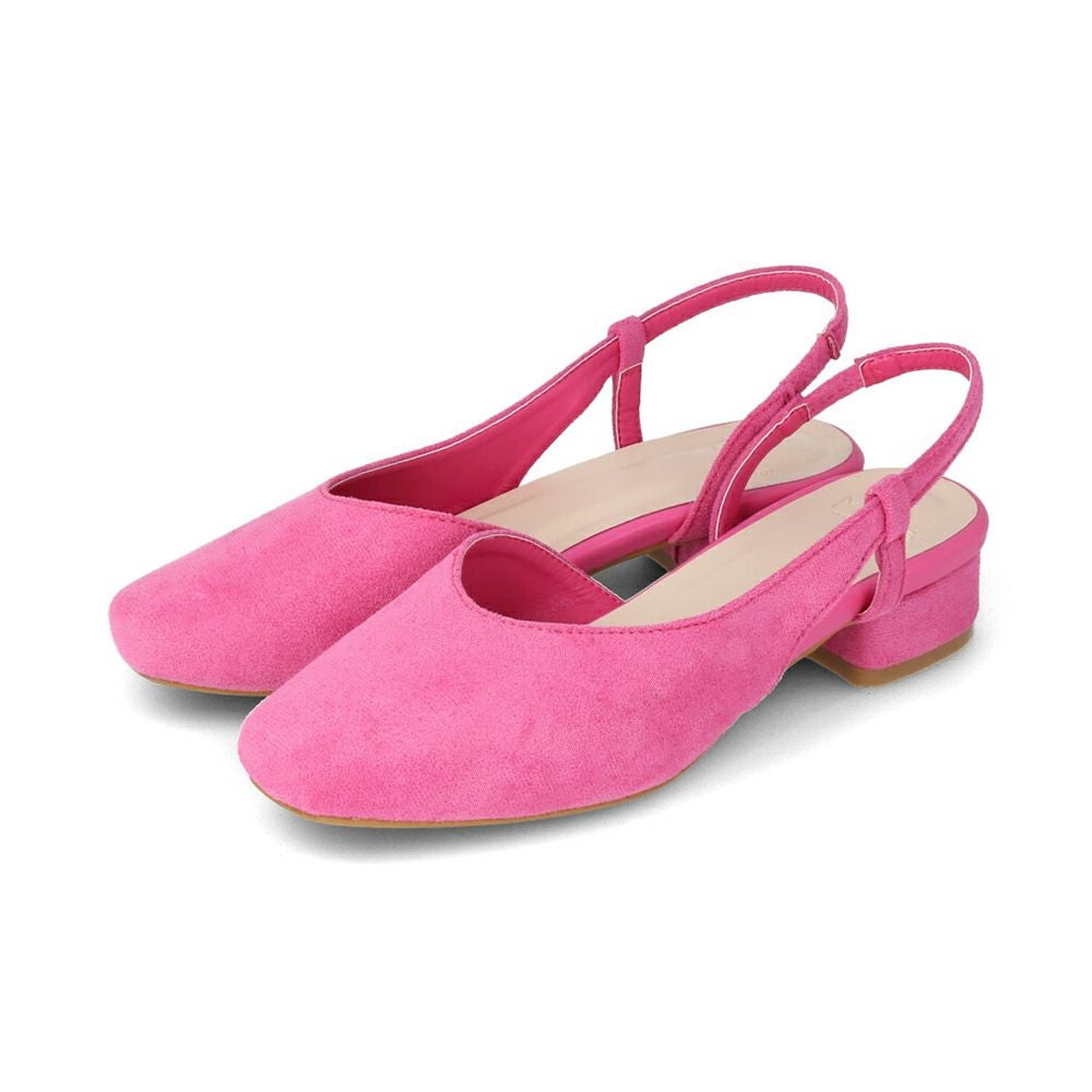 menue (メヌエ) バックストラップ 3cmヒール パンプス 送料無料