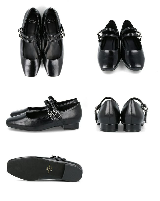 menue (メヌエ) メリージェーンスクエアトゥパンプス