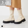 menue (メヌエ) ストレッチ 厚底 ミドルブーツ
