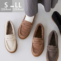menue (メヌエ) あったか モカシン ローファー