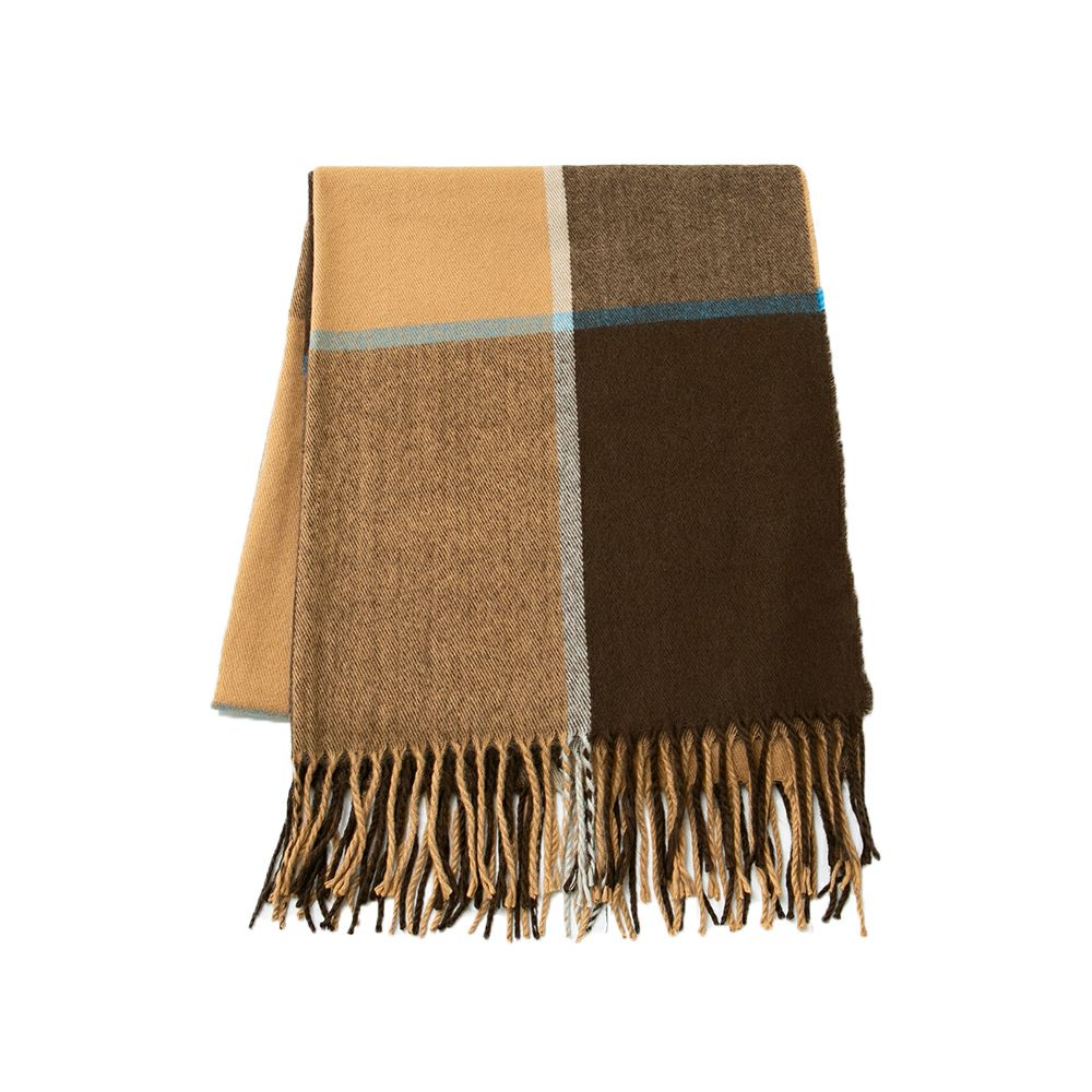 幅たっぷり 大判チェックストール 送料無料 | welleg（ウェレッグ