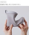 menue (メヌエ) ニュアンスカラー ベビーレインブーツ
