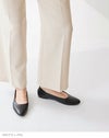 menue (メヌエ) アーモンドトゥ　フラットパンプス