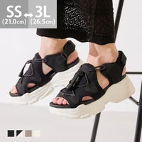 menue (メヌエ) 厚底 スポーツサンダル
