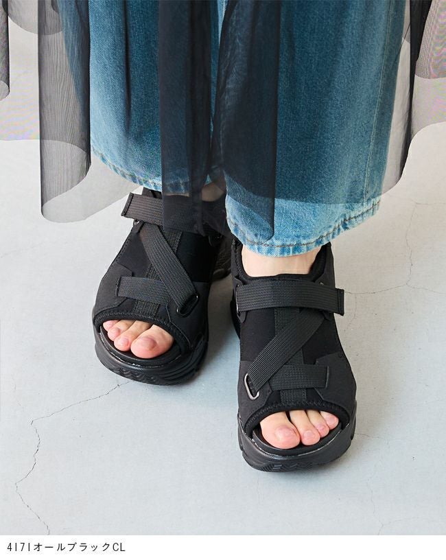 menue (メヌエ) カジュアル 厚底 スポーツサンダル