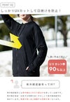 UV 接触冷感 ロングジップパーカー