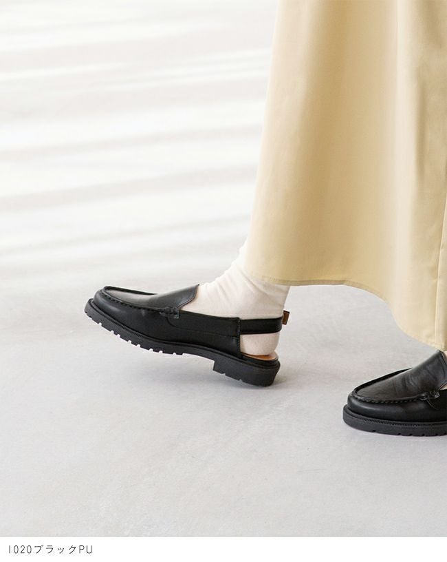 menue (メヌエ) バックストラップ 厚底 ローファー 送料無料 | welleg