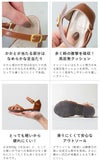 menue (メヌエ) 面ファスナー付き ストラップ キッズサンダル