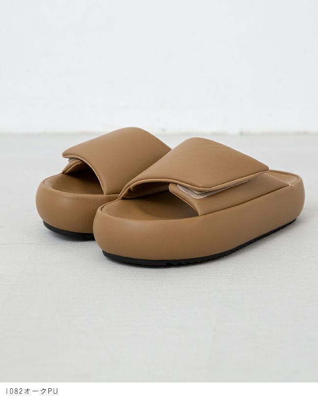 menue (メヌエ) 厚底 ふかふかパフサンダル