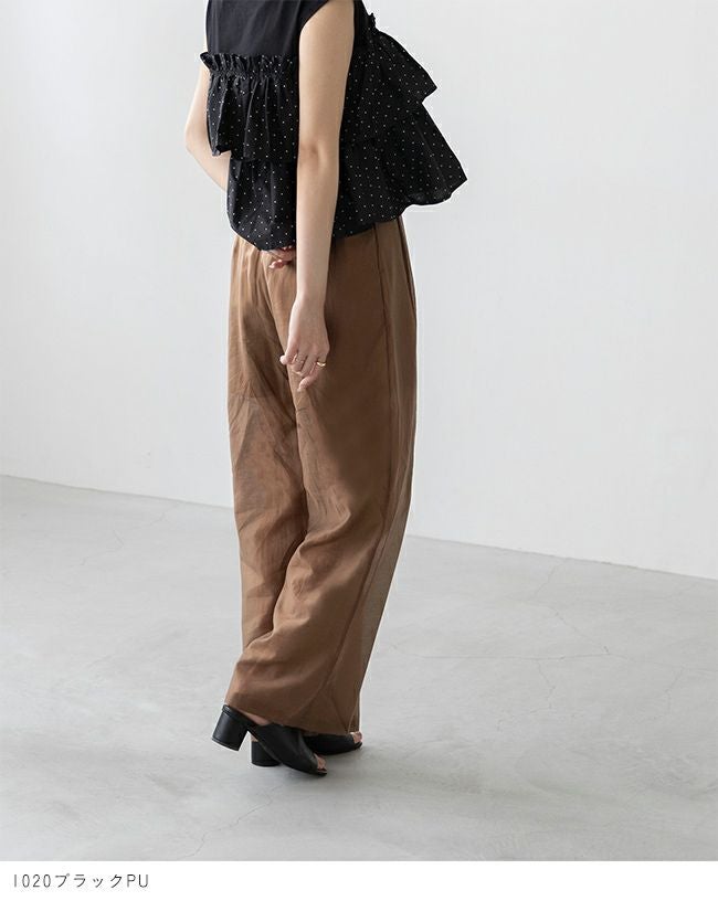 menue (メヌエ) スクエアトゥ ラウンドヒール ミュールサンダル