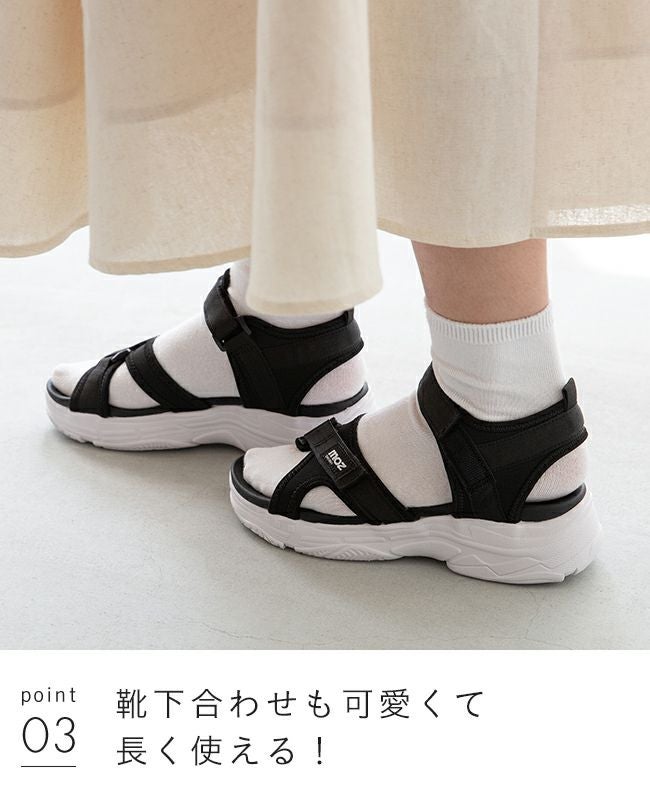 moz (モズ) 厚底 スポーツサンダル 送料無料 | welleg（ウェレッグ