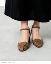 menue luxe (メヌエ リュクス) 5cmヒール アンクルストラップ グルカサンダル