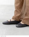 menue (メヌエ) ラウンドトゥ ゴムストラップ バレエシューズ