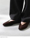 Vカット ゴールドアクセント 極やわパンプス