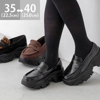 menue (メヌエ) 厚底 スニーカーローファー