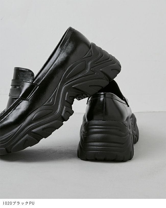 menue (メヌエ) 厚底 コインローファー